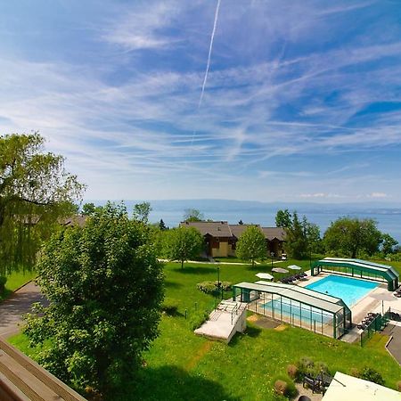 Vue Lac Leman & Piscine - Parking Free - Confort Appart 6 Pers Lugrin Exterior foto